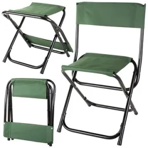 Verk 01671 Kempingová skládací židlička 2 v 1 zelená #176778