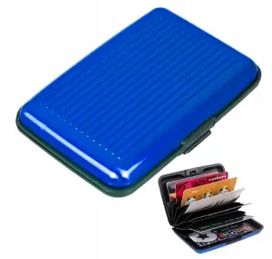 Verk Pouzdro na doklady a peněženka Aluma modrá #3695237