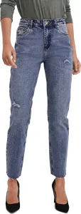 Vero Moda Dámské džíny VMBRENDA Straight Fit 10251373 Medium Blue Denim 25/32