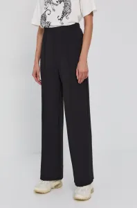 Kalhoty Vero Moda dámské, černá barva, hladké #1958489