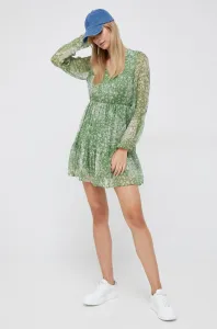 Šaty Vero Moda zelená barva, mini #4140997