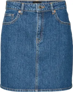 Vero Moda Dámská sukně VMTESSA 10301536 Medium Blue Denim XXL