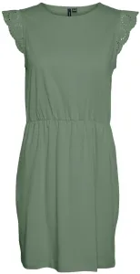 Vero Moda Dámské šaty VMEMILY Regular Fit 10305216 Hedge Green XS