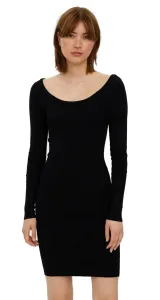 Vero Moda Dámské šaty VMGLORY Slim Fit 10268007 Black M