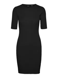 Vero Moda Dámské šaty VMGOLD Tight Fit 10267478 Black S