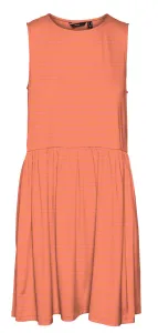 Vero Moda Dámské šaty VMMADI Tight Fit 10282550 Georgia Peach XS