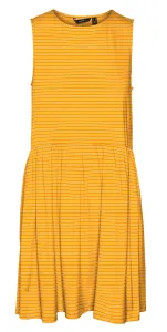 Vero Moda Dámské šaty VMMADI Tight Fit 10282550 Radiant Yellow XL