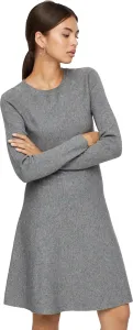 Vero Moda Dámské šaty VMNANCY 10206027 Medium Grey Melange XL