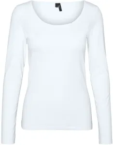 Vero Moda Dámské triko VMMAXI Tight Fit 10228809 Bright White S