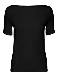 Vero Moda Dámské triko VMPANDA Slim Fit 10231753 Black M