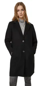 Vero Moda Dámský kabát VMPAULA Regular Fit 10248801 Black Solid L