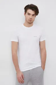 Tričko Versace (2-pack) pánské, bílá barva, hladké, AU04023