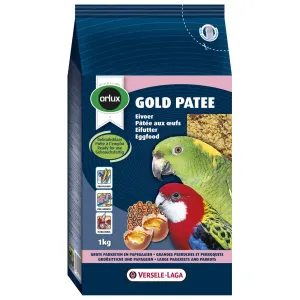 Krmivo vaječné Gold Patee pro střední a velké papoušky 1kg