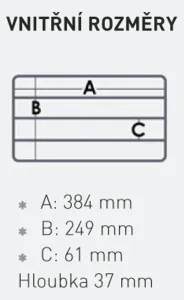 Versus Box VS 3045 - černá - 41 × 26,4 × 4,3 cm