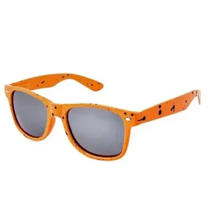 OEM Sluneční brýle Nerd kaňka oranžové s černými skly