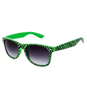 OEM Sluneční brýle Nerd zebra zelené