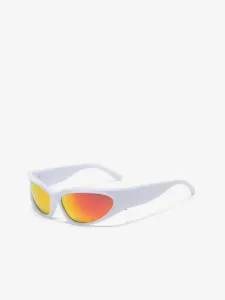 VeyRey Unisex sportovní sluneční brýle steampunk, Gezrel, bílá, uni