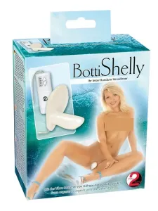 You2Toys Botti Shelly - připínací vibrační mušle (bílá)