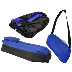 Nafukovací Lazy Bag ROYOKAMP, světle modrý