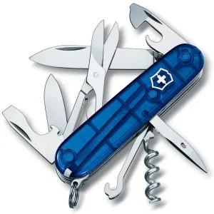 Švýcarský kapesní nožík Victorinox Climber, nerezová ocel, modrá (transparentní)
