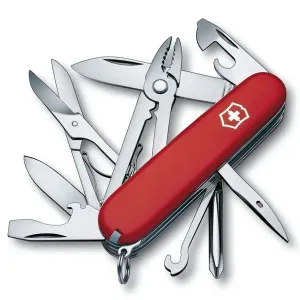 Švýcarský kapesní nožík Victorinox Deluxe Tinker, nerezová ocel, červená