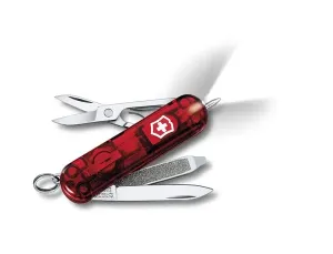 Nůž Victorinox Signature Lite červený transparentní 0.6226.T + 5 let záruka, pojištění a dárek ZDARMA