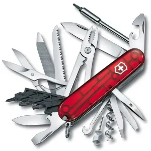 Švýcarský kapesní nožík Victorinox CyberTool 41, nerezová ocel, červená (transparentní)