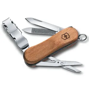 Nůž Victorinox Nail Clip Wood 580 + 5 let záruka, pojištění a dárek ZDARMA