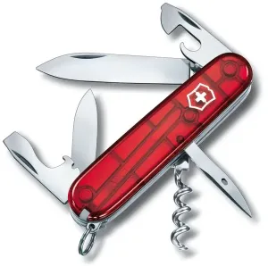 Nůž Victorinox Spartan Red Transparent + 5 let záruka, pojištění a dárek ZDARMA