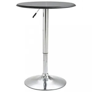 Barový stůl Ø 60 cm Dekorhome Černá #1240755