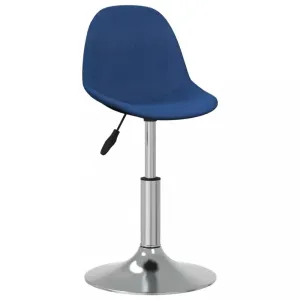 Barová židle látka / kov Dekorhome Modrá #1246946