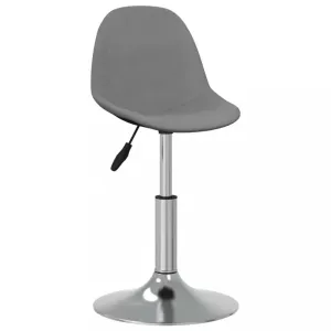 Barová židle látka / kov Dekorhome Světle šedá #1246950