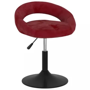 Barová židle samet / kov Dekorhome Vínová #1246725