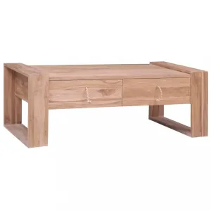 Konferenční stolek 110x60x40 cm masivní teakové dřevo