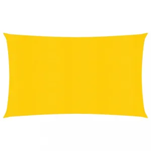 Stínící plachta obdélníková 2,5 x 5 m oxfordská látka Dekorhome Žlutá