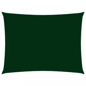 Stínící plachta obdélníková 2x4 m oxfordská látka Dekorhome Tmavě zelená