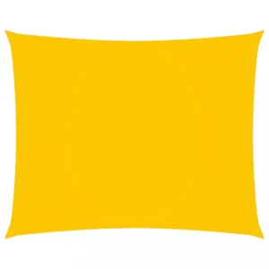 Stínící plachta obdélníková 6 x 7 m oxfordská látka Dekorhome Žlutá