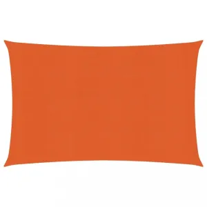 Stínící plachta obdélníková HDPE 2 x 3,5 m Dekorhome Oranžová