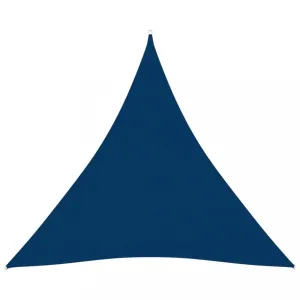 Stínící plachta trojúhelníková 4 x 5 x 5 m oxfordská látka Dekorhome Modrá