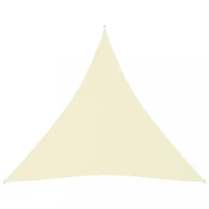 Stínící plachta trojúhelníková 5 x 5 x 5 m oxfordská látka Dekorhome Antracit