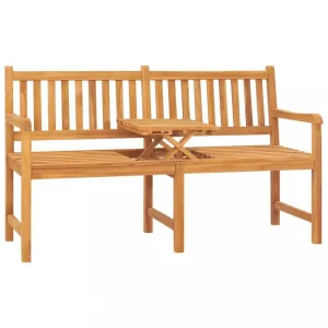3místná zahradní lavice se stolkem 150 cm masivní teakové dřevo, 316631