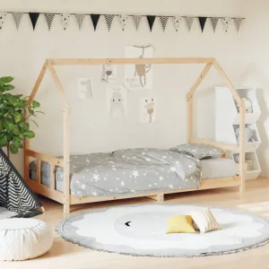 Dětská postel 90 x 200 cm masivní borové dřevo #6140967