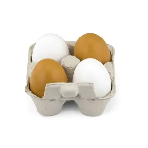 VIGA - Dřevěná vajíčka 4 Ks