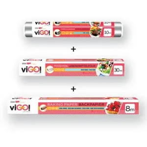 VIGO Set ViGO!alobal + pečící papír + potravinová fólie
