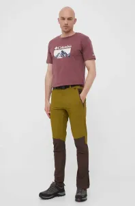 Outdoorové kalhoty Viking Sequoia zelená barva #5272344