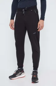 Sportovní kalhoty Viking Hazen Bamboo pánské, černá barva, hladké, 900/25/9998