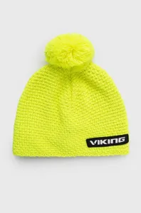 Čepice Viking žlutá barva, vlněná