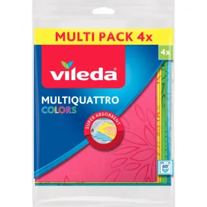 VILEDA Multiquattro Colors hadřík 4 ks