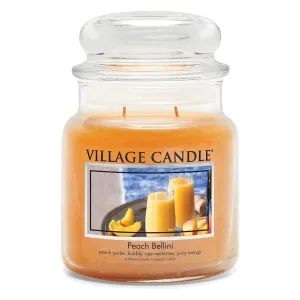 Village Candle Vonná svíčka ve skle Peach Bellini 389 g