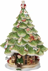 Villeroy & Boch Christmas Toys Memory hrací skříňka / svícen, vánoční stromek s dětmi, 30 cm 14-8602-5861